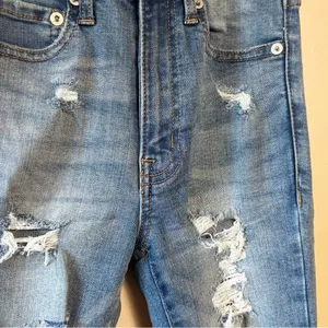 Aeropostale‎ Women’s Jeans Jeggings Super High Rise Ankle Stretch Distressed 00 thumbnail 2