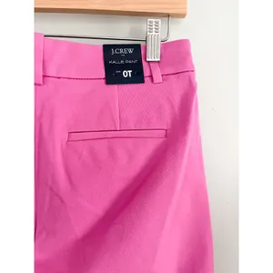 J Crew Factory | NWT | Kallie straight-leg pant | Vivid Fuchsia Pink | Sz 0T thumbnail 7