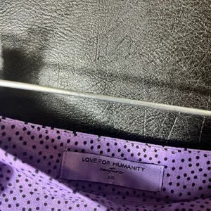 Love For Humanity Couture‎ Purple Dot Skort Size XS thumbnail 7
