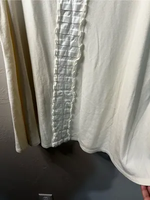 PJ Harlow Alyssa Cream Supima Cotton Modal Micro Ribbed Pajama Cozy Lounge Set thumbnail 5