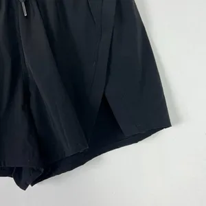 NWT HALARA Elastic Waistband Drawstring Side Split Shorts Black Size Small S NEW thumbnail 5
