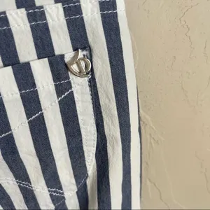 Dismero‎ Blue White Nautical Bermuda Shorts thumbnail 8