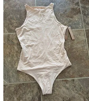 Skims Fits Everybody High Neck Bodysuit Sand Size Small thumbnail 4
