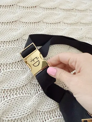 Fawn Design Black Fanny Pack with Gold Hardware thumbnail 3