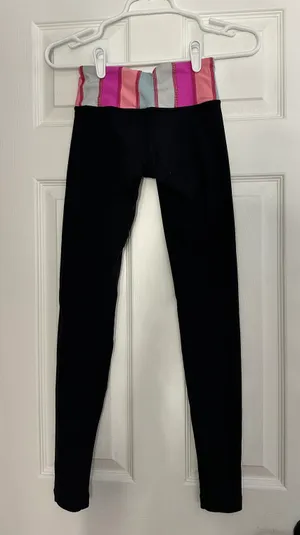 Lululemon Colorful Waistband Leggings thumbnail 1