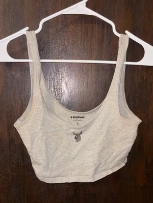 Playboy Crop Tank Top thumbnail 1