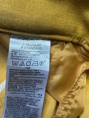 Old Navy Women’s Mustard Chinos Sz 8R thumbnail 11