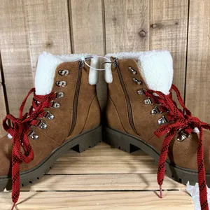 Cushionaire Memory Foam Faux Fur Trimmed Hiking Winter Boots Size 9.5 NWOT thumbnail 4