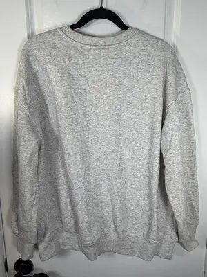 Ripple Junction Coca-Cola Diet Coke Heart Graphic Crewneck Sweatshirt Gray thumbnail 3