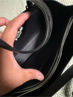 COACH Black Croc Embossed Mollie Tote Bag 25 thumbnail 7