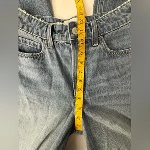 Hollister Womens Ultra High-Rise Baggy Jeans Size 2S /w26 Short‎ Blue Y2K NEW thumbnail 4