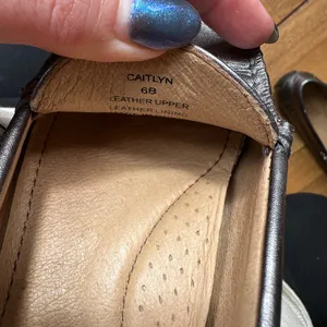 Lauren by Ralph Lauren Caitlyn Driving Loafer In Pewter, Size 6B thumbnail 5