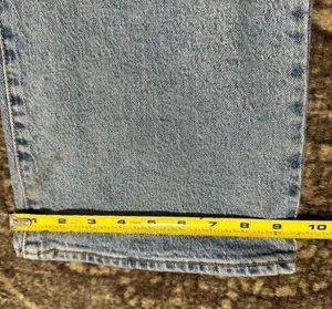 ABrand Denim Women’s Size 31 Ariane Blue Wash 99 Low Rise Boot Cut Jeans thumbnail 13