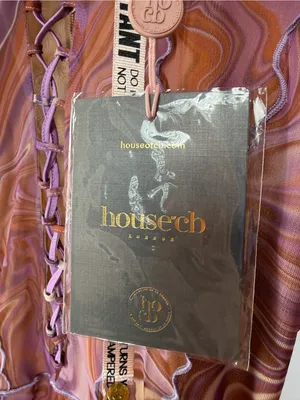 NWT House of CB Dylan Purple Printed Mesh Lace Up Mini Dress Size‎ 4 thumbnail 8
