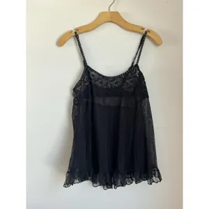 Source Unknown Whimsigoth Sheer Lace Babydoll Tank Goth Grunge Fairycore Top Size S/M thumbnail 6