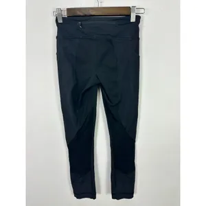 Lululemon Women's Size 2 Black Speed Up Tight Full On Luxtreme Leggings‎ thumbnail 2