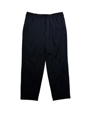 Lululemon womens large tapered leg mid rise 7/8 pant black athletic crop casual thumbnail 2