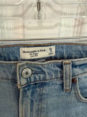 Abercrombie & Fitch The Baggy Low Rise Jean Size 0S thumbnail 3