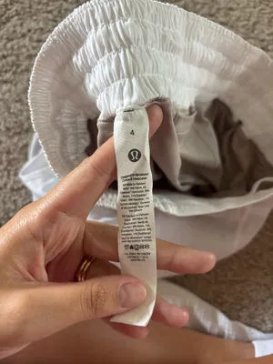 White Lululemon shorts thumbnail 3