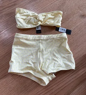 Lioness polka dot bikini yellow thumbnail 1