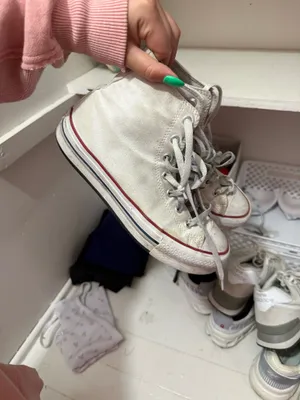 White Converse Platform Sneakers thumbnail 3