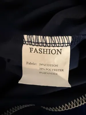 Beaulane Navy Blue Split Neck Contrast Whipstitch Trim Mini Dress with Pockets-S thumbnail 6