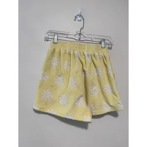 YLLW Yellow Daisy Print Terry Cloth Shorts Size XS thumbnail 4