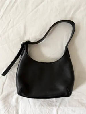 Madewell Black Mini Shoulder Bag with Crystal Studs thumbnail 2