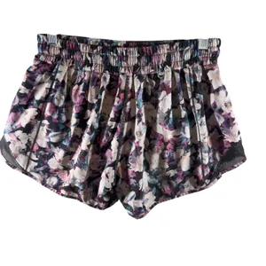 361 | Lululemon Tracker Short‎ Women 8 Floral Print Lined Running Shorts thumbnail 2