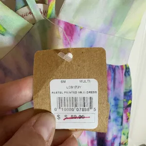 NWT American Threads Pastel Maxi Dress, Small‎ thumbnail 8