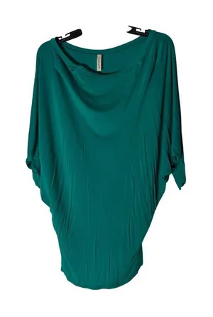 Loved In Green Oversized Sleeves Tunic Women's‎ L Shirt thumbnail 1