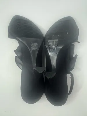 XOXO Black Fabric Heels Women's Size 7.5 thumbnail 9