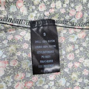 Dress Forum Smocked Floral Maxi‎ Dress Off Shoulder Ruffle Short Sleeve S NWT thumbnail 10