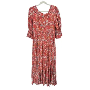 Wayward Fancies‎ Eshakti Maxi Dress Womens XL 18 Tiered Floral Flowers Cottage thumbnail 5