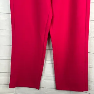 Old Navy Women M Berry Pink Taylor Wide Leg Trouser Extra High Rise Workwear thumbnail 6