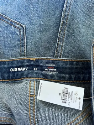 NWT Old Navy High Rise Curvy OG Loose‎ Secret Smooth Pocket Jeans Plus Size 20 thumbnail 3