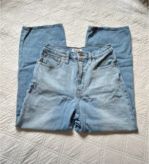 Madewell Denim Slim Wide Leg Crop Jeans thumbnail 4