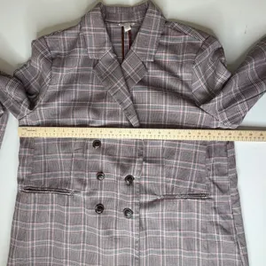 Cato Plaid Double Breasted Blazer Size‎ XL Academia Old Money Preppy Office Work thumbnail 10