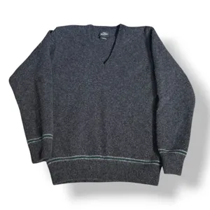 Harry Potter Lambswool Slytherin Sweater Grey Green Made In Scotland Small‎ Prep thumbnail 9