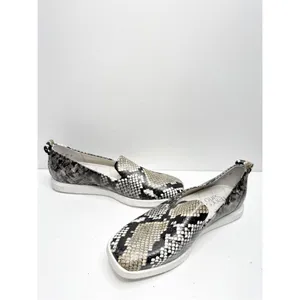 Franco Sarto Loafer Womens Size 5 Snakeskin Print Slip On‎ Square Toe Shoes thumbnail 7