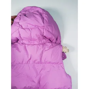 Lululemon Wunder Puff Super Cropped Vest Hooded Size 0 Dahlia Mauve Pink Outdoor thumbnail 9