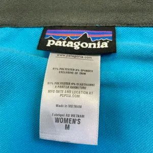 Patagonia Simple Guide Hoody Jacket Coat Women’s Size Medium Zip Up Curacao Blue thumbnail 7