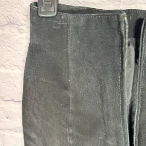 Vintage Wilsons Suede Leather Black Mini Skirt Women’s size 4‎ thumbnail 8