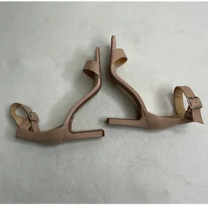 Vince Camuto‎ Citriana Blush Stretch Ankle Cuff Block Heel Sandals 7.5M thumbnail 4