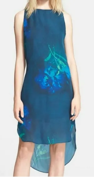 Haute Hippie 46G Sleeveless Silk Cowl Open‎ Draped Back Cocktail Dress XS thumbnail 1