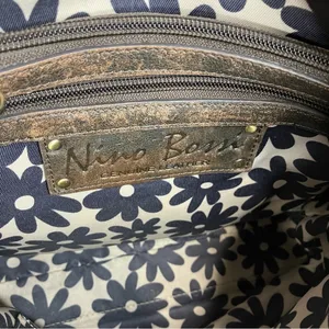 Noni Bossi brown leather hobo‎ bag thumbnail 5