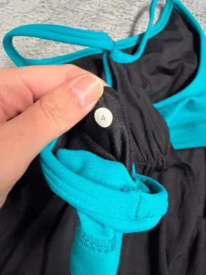 Lululemon Black & blue tank top with built in bra 4 thumbnail 10