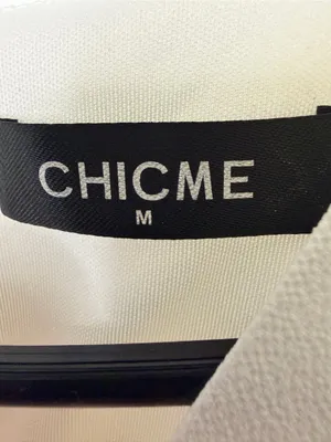 ChicMe white mini dress romantic silhouette short sleeve thumbnail 3