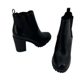 Soda Y2K Chunky Chelsea Womens Boots Sz 9 Lug Sole Grunge Ankle Punk Edgy Street thumbnail 2