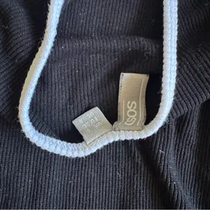 ASOS Black White Ribbed Bodysuit 4 S Tank thumbnail 6